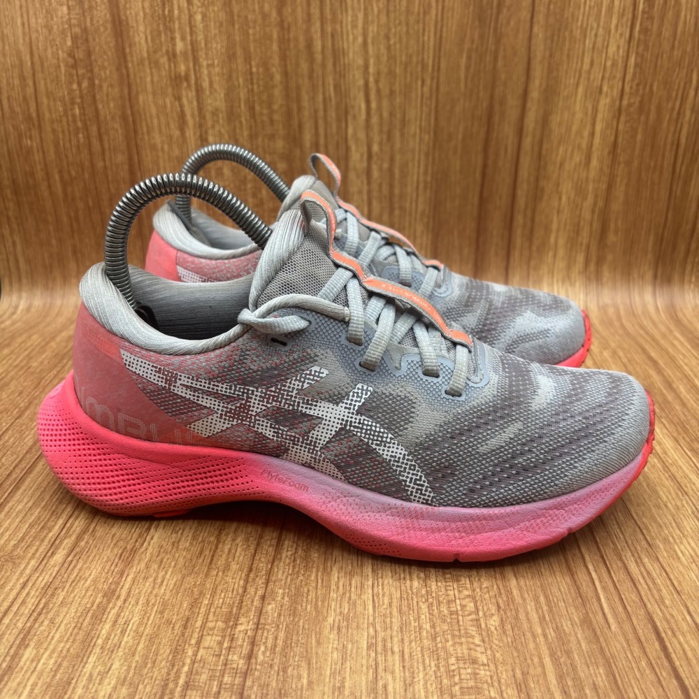 Asics Gel Nimbus Lite‎ 2 Running Shoes Grey Pink Womens Size 7 1012A882 Sneaker